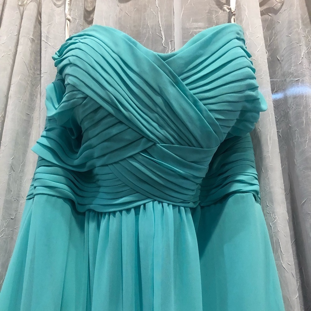 Bari Jay Teal Gown